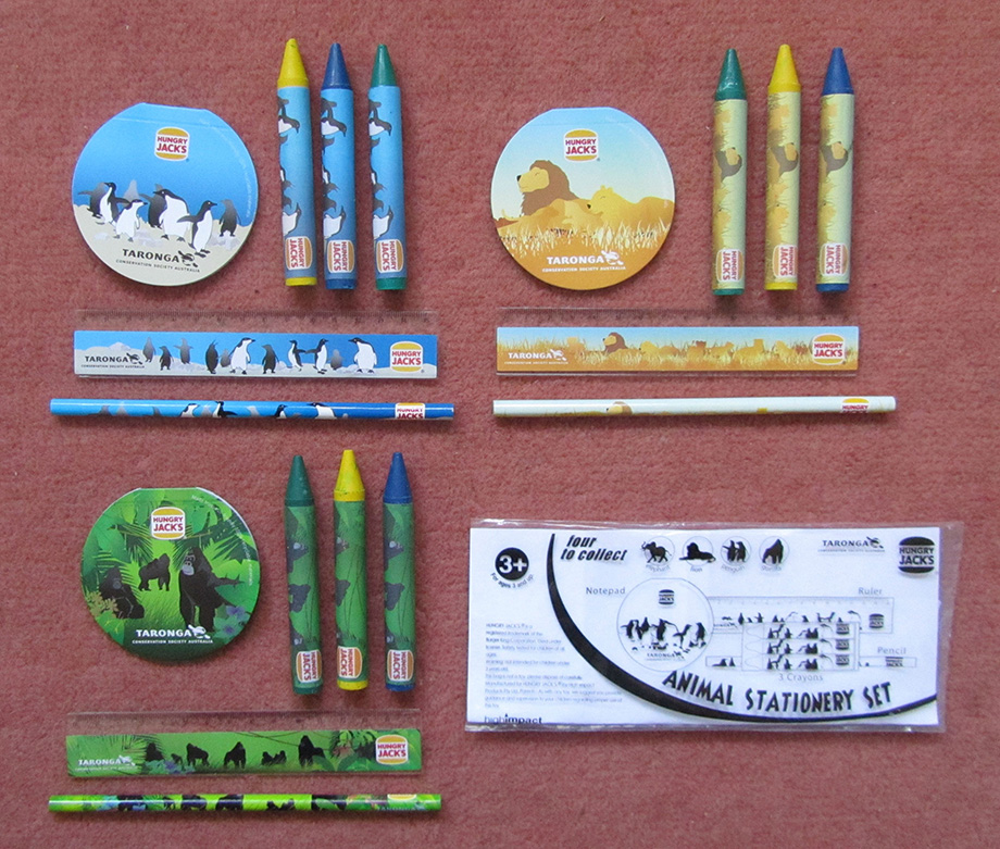 Animal stationery set